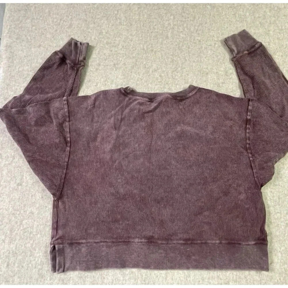 The Lyne Chicka-D Texas Agricultural and Mechanical Cropped Boxy Sweatshirt SZ M - Picture 4 of 16